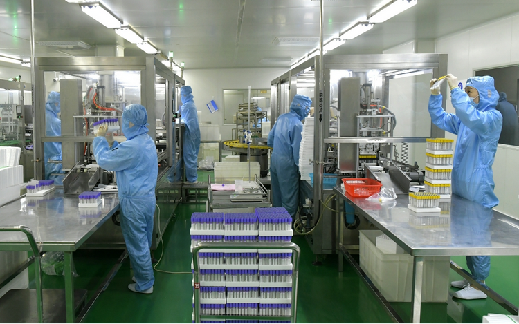 Aseptic production line